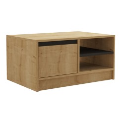 Τραπέζι σαλονιού Narli  σε oak απόχρωση 90x60x45εκ Τραπέζι σαλονιού Narli  σε oak απόχρωση 90x60x45εκ