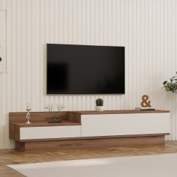 Έπιπλο τηλεόρασης Eclipse  σε κρεμ-oak απόχρωση 160x35x35εκ Έπιπλο τηλεόρασης Eclipse  σε κρεμ-oak απόχρωση 160x35x35εκ