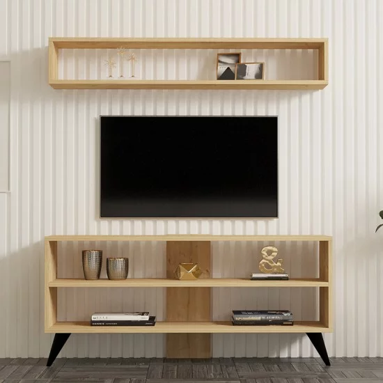 Σύνθετο σαλονιού Prestige  σε oak απόχρωση 120x29,6x50εκ