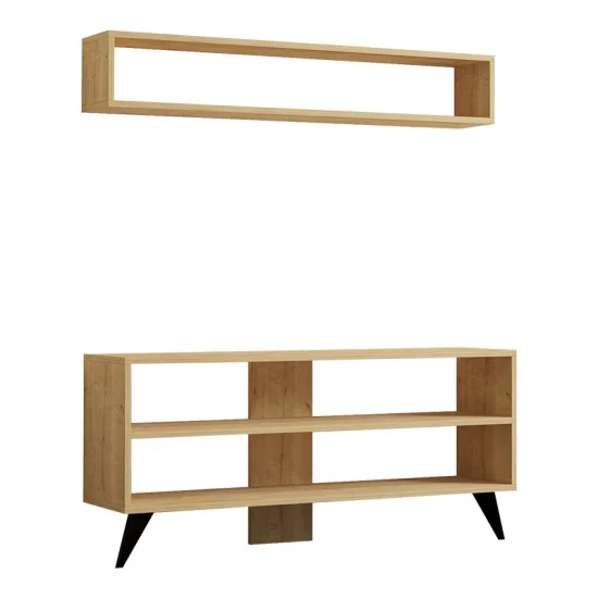 Σύνθετο σαλονιού Prestige  σε oak απόχρωση 120x29,6x50εκ