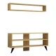 Σύνθετο σαλονιού Prestige  σε oak απόχρωση 120x29,6x50εκ