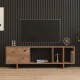 Έπιπλο τηλεόρασης Mueble σε sonoma απόχρωση 140x29x45εκ Έπιπλο τηλεόρασης Mueble σε sonoma απόχρωση 140x29x45εκ