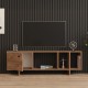 Έπιπλο τηλεόρασης Mueble σε sonoma απόχρωση 140x29x45εκ Έπιπλο τηλεόρασης Mueble σε sonoma απόχρωση 140x29x45εκ