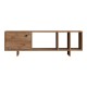 Έπιπλο τηλεόρασης Mueble σε sonoma απόχρωση 140x29x45εκ Έπιπλο τηλεόρασης Mueble σε sonoma απόχρωση 140x29x45εκ