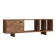 Έπιπλο τηλεόρασης Mueble σε sonoma απόχρωση 140x29x45εκ Έπιπλο τηλεόρασης Mueble σε sonoma απόχρωση 140x29x45εκ