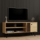 Έπιπλο τηλεόρασης Wison σε oak απόχρωση 120x29x50εκ Έπιπλο τηλεόρασης Wison σε oak απόχρωση 120x29x50εκ
