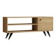 Έπιπλο τηλεόρασης Wison σε oak απόχρωση 120x29x50εκ Έπιπλο τηλεόρασης Wison σε oak απόχρωση 120x29x50εκ