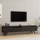 Έπιπλο τηλεόρασης Jate σε ανθρακί απόχρωση 160x25x40εκ Έπιπλο τηλεόρασης Jate σε ανθρακί απόχρωση 160x25x40εκ