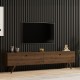 Έπιπλο τηλεόρασης Jate σε καρυδί απόχρωση 160x25x40εκ Έπιπλο τηλεόρασης Jate σε καρυδί απόχρωση 160x25x40εκ