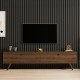Έπιπλο τηλεόρασης Jate σε καρυδί απόχρωση 160x25x40εκ Έπιπλο τηλεόρασης Jate σε καρυδί απόχρωση 160x25x40εκ