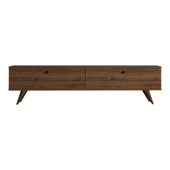 Έπιπλο τηλεόρασης Jate σε καρυδί απόχρωση 160x25x40εκ Έπιπλο τηλεόρασης Jate σε καρυδί απόχρωση 160x25x40εκ