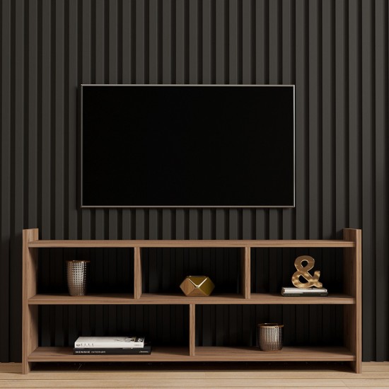 Έπιπλο τηλεόρασης Kapri σε sonoma απόχρωση 120x28x55εκ Έπιπλο τηλεόρασης Kapri σε sonoma απόχρωση 120x28x55εκ