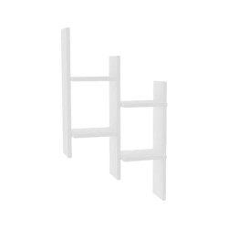 Ραφιέρα τοίχου Tabal  σε λευκή απόχρωση 49.4x14.5x85εκ