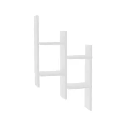 Ραφιέρα τοίχου Tabal  σε λευκή απόχρωση 49.4x14.5x85εκ