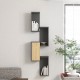 Ραφιέρα τοίχου Kongo σε oak- ανθρακί απόχρωση 44x20x159εκ Ραφιέρα τοίχου Kongo σε oak- ανθρακί απόχρωση 44x20x159εκ