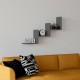 Ραφιέρα τοίχου Mauer σε ανθρακί απόχρωση 90x19,6x60εκ Ραφιέρα τοίχου Mauer σε ανθρακί απόχρωση 90x19,6x60εκ