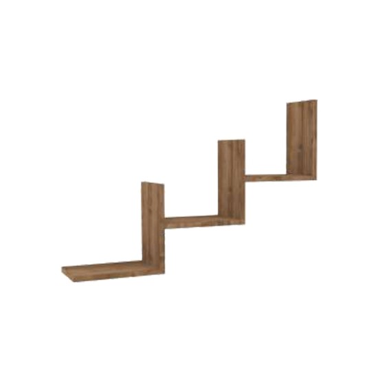 Ραφιέρα τοίχου Mauer σε καρυδι απόχρωση 90x19,6x60εκ Ραφιέρα τοίχου Mauer σε καρυδι απόχρωση 90x19,6x60εκ