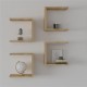 Ραφιέρα τοίχου Perari 4τεμ.σε oak απόχρωση 30x19.6x30εκ Ραφιέρα τοίχου Perari 4τεμ.σε oak απόχρωση 30x19.6x30εκ