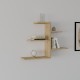Ραφιέρα τοίχου Callum σε oak απόχρωση 82.2x19,6x48εκ Ραφιέρα τοίχου Callum σε oak απόχρωση 82.2x19,6x48εκ