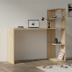 Γραφείο με βιβλιοθήκη Mergo σε oak απόχρωση 121x51x75εκ Γραφείο με βιβλιοθήκη Mergo σε oak απόχρωση 121x51x75εκ