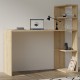 Γραφείο με βιβλιοθήκη Mergo σε oak απόχρωση 121x51x75εκ Γραφείο με βιβλιοθήκη Mergo σε oak απόχρωση 121x51x75εκ