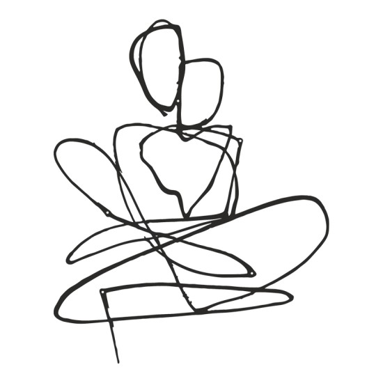 Διακοσμητικό τοίχου Emensa pakooworld μαύρο μεταλλικό 40x1,5x50εκ