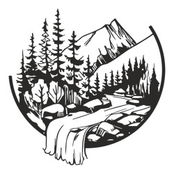 Διακοσμητικό τοίχου Mordio pakooworld μαύρο μεταλλικό Φ60x1,5εκ