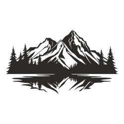 Διακοσμητικό τοίχου Mirolo pakooworld μαύρο μεταλλικό 70x1,5x50εκ