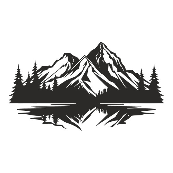 Διακοσμητικό τοίχου Mirolo pakooworld μαύρο μεταλλικό 70x1,5x50εκ