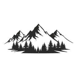 Διακοσμητικό τοίχου Onfia pakooworld μαύρο μεταλλικό 70x1,5x30εκ