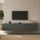 Έπιπλο τηλεόρασης επιτοίχιο Felita  ανθρακί 150x31,4x30εκ