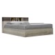 Κρεβάτι διπλό OLYMPUS pakoworld χρώμα castillo-toro 160x200εκ Model: 123-000009