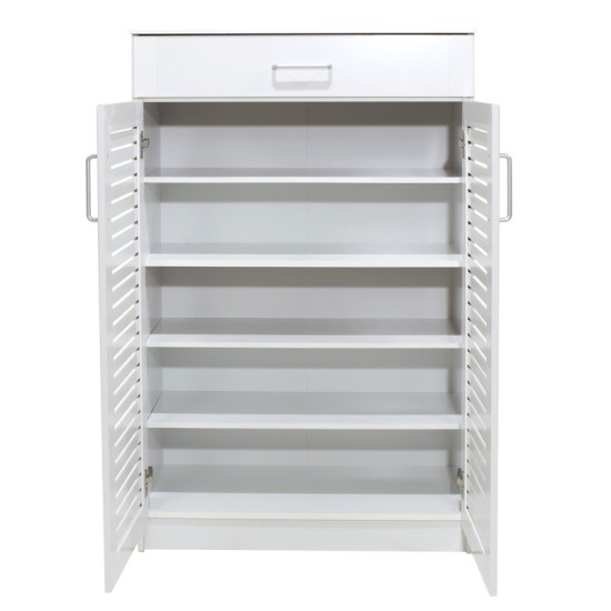 Παπουτσοθήκη-ντουλάπι SANTE pakoworld 20 ζεύγων χρώμα λευκό 80x37x123εκ Model: 123-000026