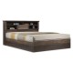 Κρεβάτι διπλό Mozart pakoworld σε χρώμα καρυδί 160x200εκ Model: 123-000122