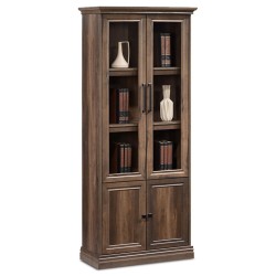 Βιτρίνα - ντουλάπα Mozart  με τζάμι χρώμα καρυδί 78,5x38x188εκ Βιτρίνα - ντουλάπα Mozart  με τζάμι χρώμα καρυδί 78,5x38x188εκ