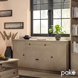 Μπουφές Libby  oak 160x39.5x83εκ