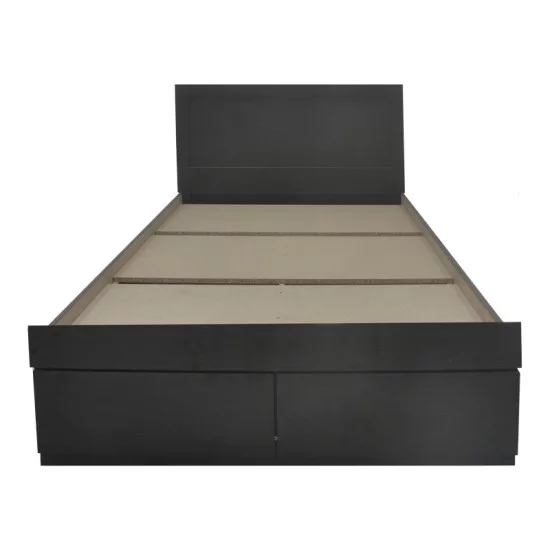 Κρεβάτι Olympus  με συρτάρι σε wenge απόχρωση 140x200εκ