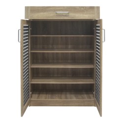 Παπουτσοθήκη-ντουλάπι Sante  20 ζεύγων σε sonoma-ανθρακί απόχρωση 80x37x123εκ