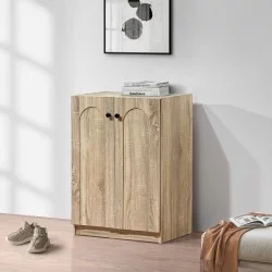 Παπουτσοθήκη-ντουλάπι Ambera  σε sonoma απόχρωση 60x36.5x81.5εκ