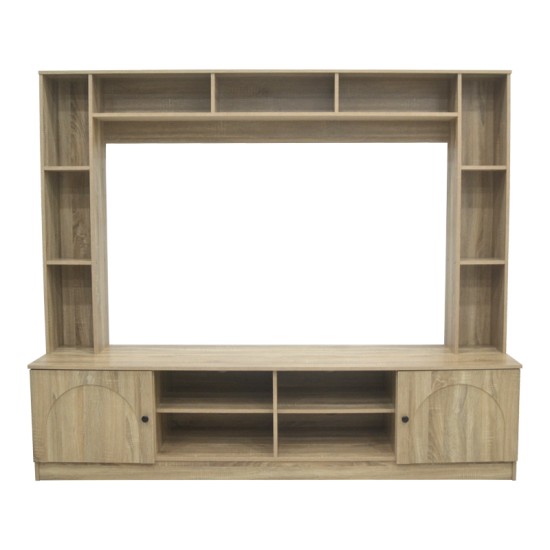 Σύνθετο σαλονιού Ambera  σε sonoma απόχρωση 200x40x171.5εκ