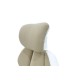 Καρέκλα γραφείου διευθυντή MOMENTUM Bucket pakoworld μπεζ ύφασμα Mesh-πλάτη pu λευκό Model: 126-000008