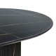 Τραπέζι Nembou  mdf σε απόχρωση μαύρου μαρμάρου 210x100x76εκ