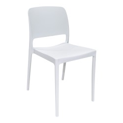 Καρέκλα Fenxy  pp σε λευκή απόχρωση 38x42x77εκ