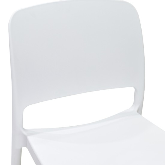 Καρέκλα Fenxy  pp σε λευκή απόχρωση 38x42x77εκ