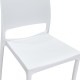 Καρέκλα Fenxy  pp σε λευκή απόχρωση 38x42x77εκ