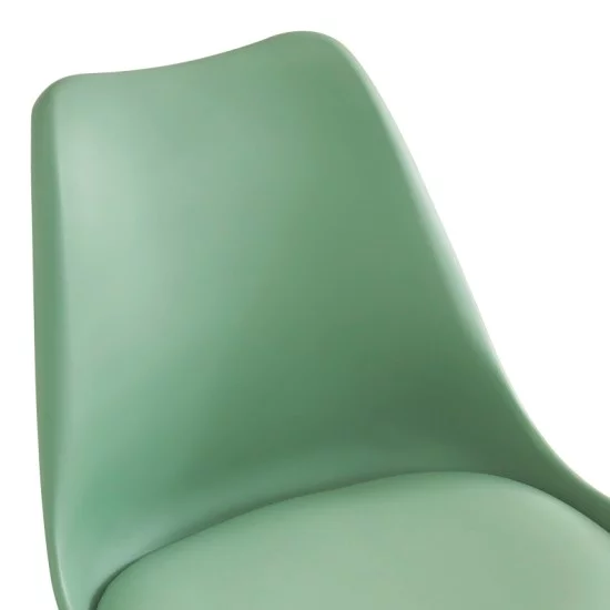 Καρέκλα γραφείου Gaston II  μέντα pp-pu 48x57x77-90εκ