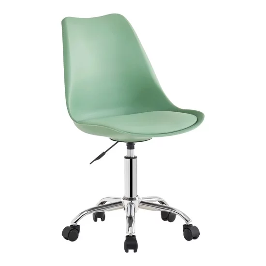 Καρέκλα γραφείου Gaston II  μέντα pp-pu 48x57x77-90εκ