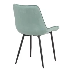Καρέκλα Berne  βελούδο σε φυστικί απόχρωση 53x62x84εκ