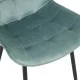 Καρέκλα Berne  βελούδο σε φυστικί απόχρωση 53x62x84εκ