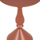 Βοηθητικό τραπέζι Lalou  μέταλλο σε απόχρωση terracotta Φ40x55εκ